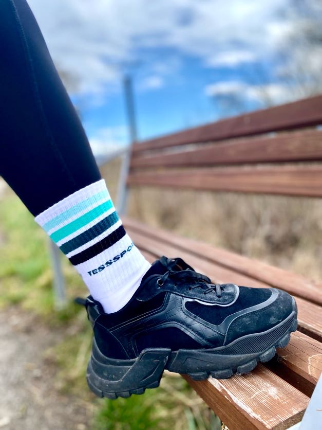 Športové ponožky TessSport Stripe green