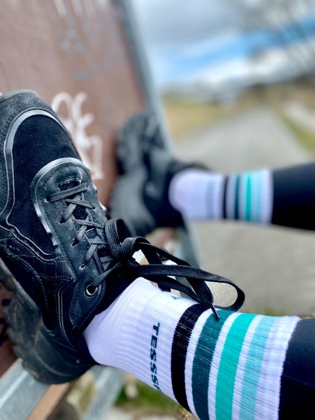 Športové ponožky TessSport Stripe green