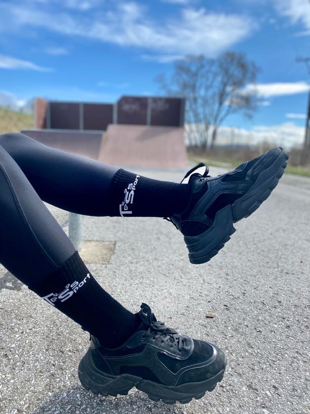 Športové ponožky TessSport Everyday Black