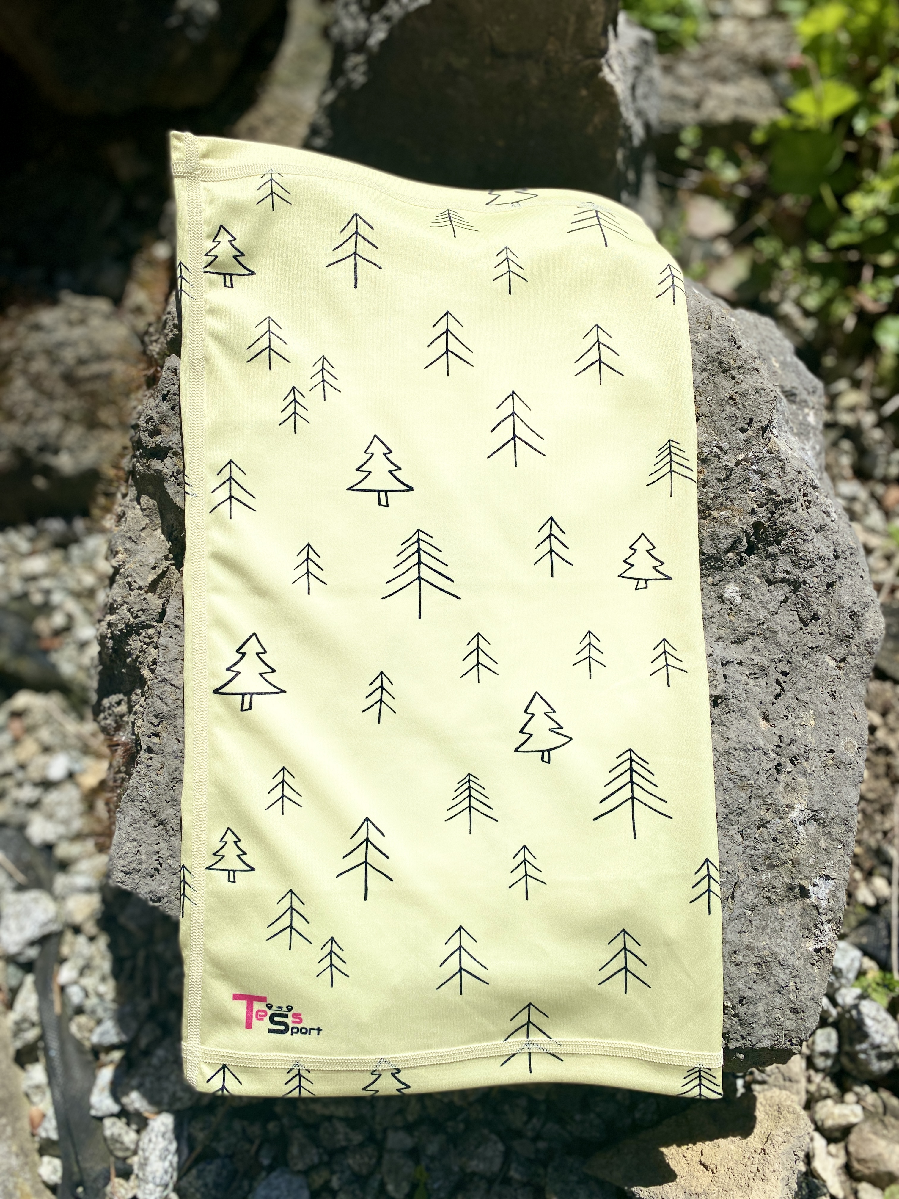 Nákrčník TessSport Forest Pastel Yellow Kids