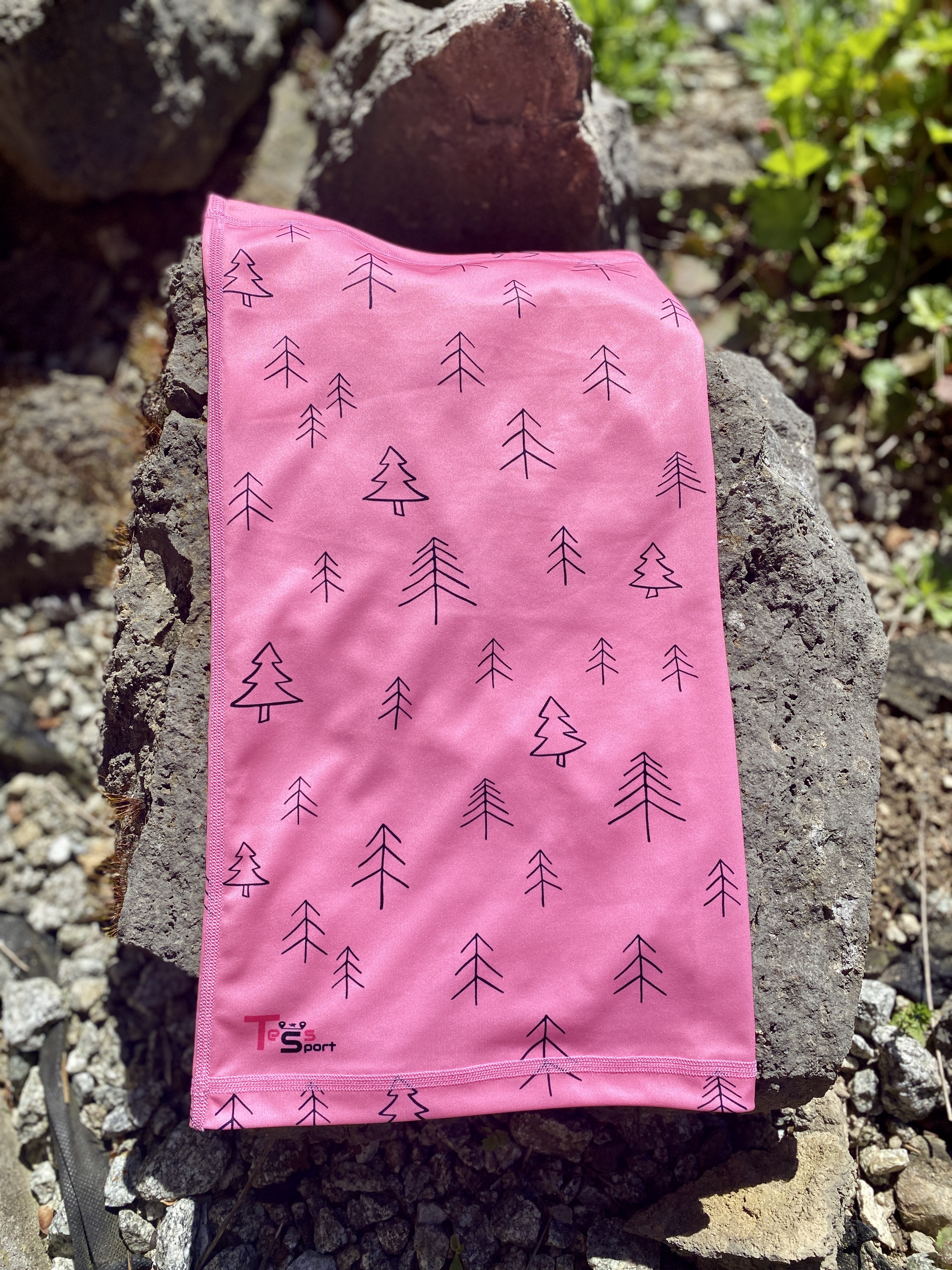 Nákrčník TessSport Forest Pastel Flamingo Kids
