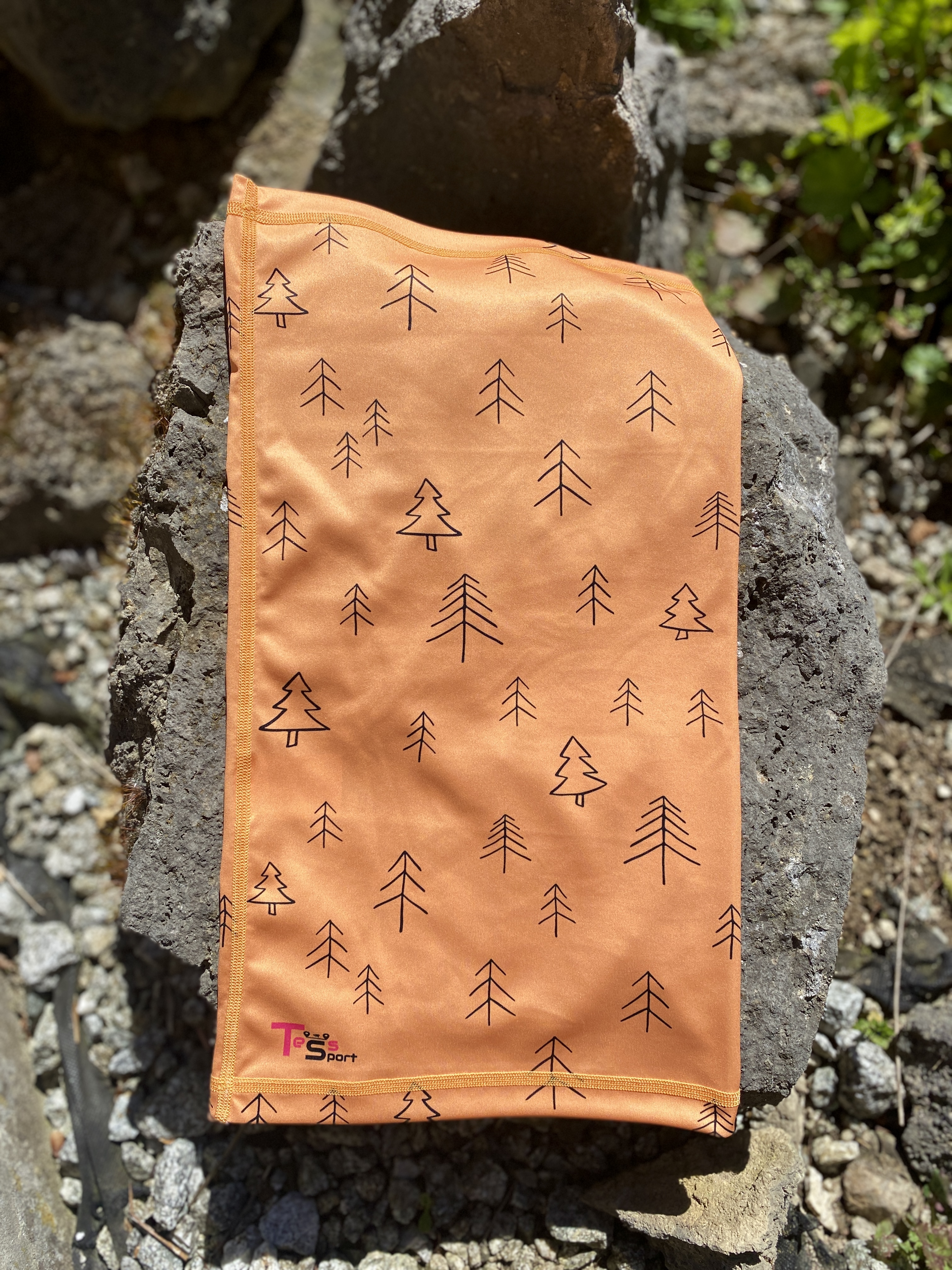 Nákrčník TessSport Forest Pastel Orange Kids