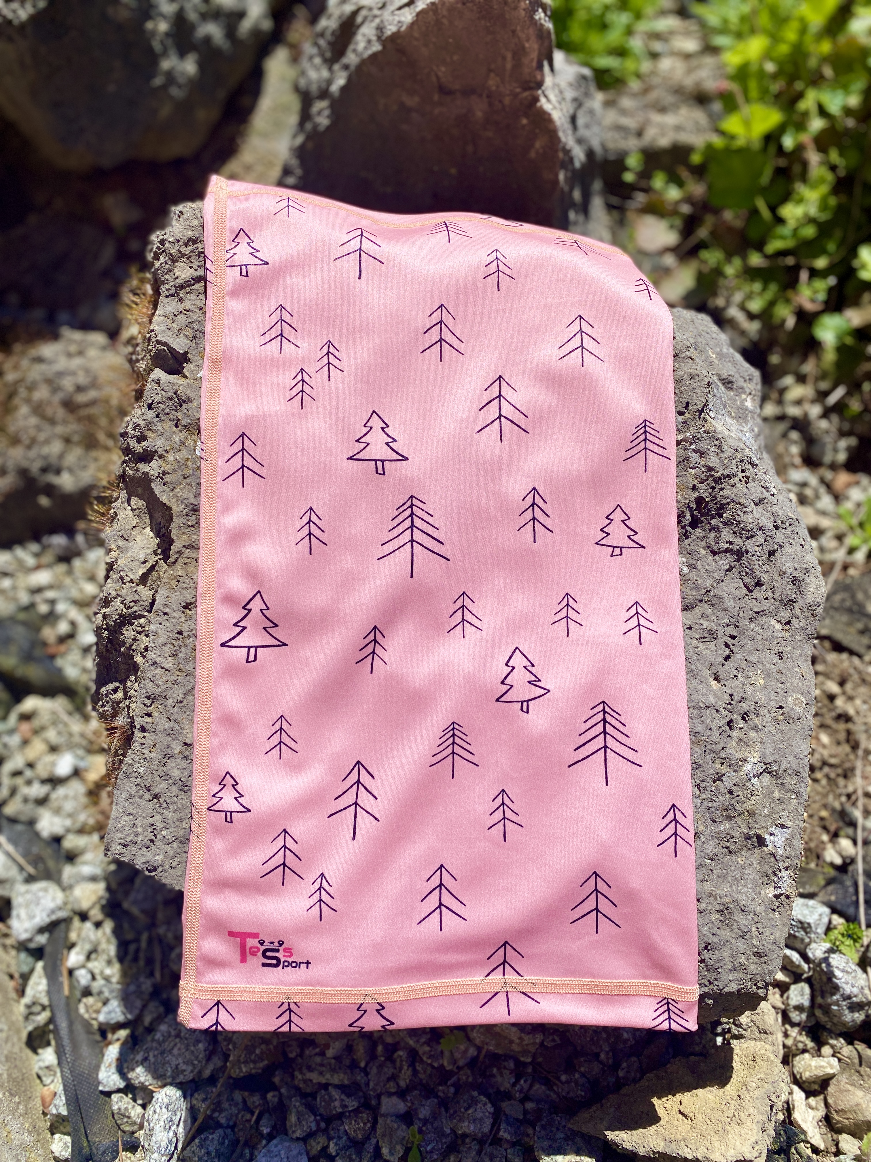 Nákrčník TessSport Forest Pastel Salmon Kids